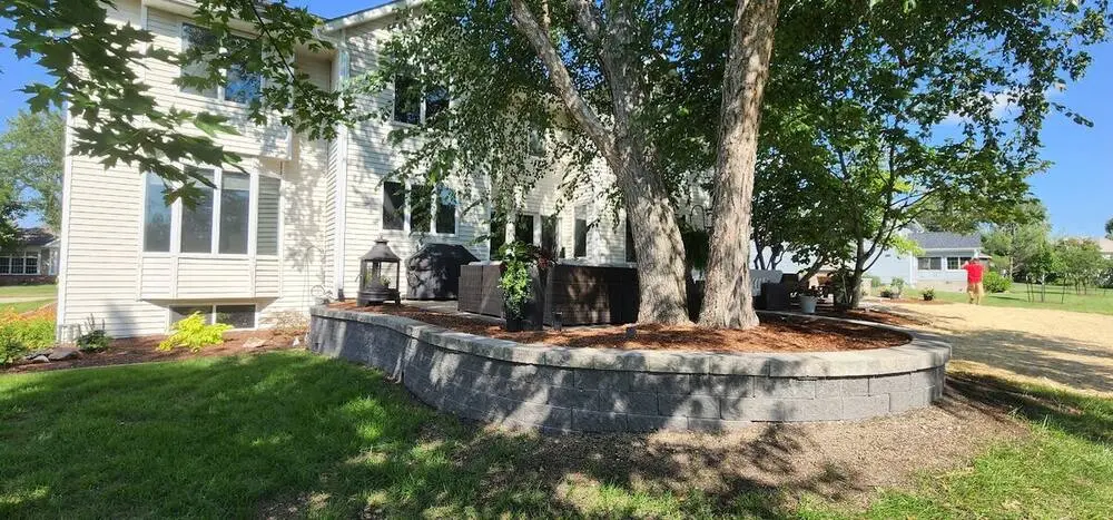 Landscape project by Landforms Design Inc in Cedar Rapids Iowa