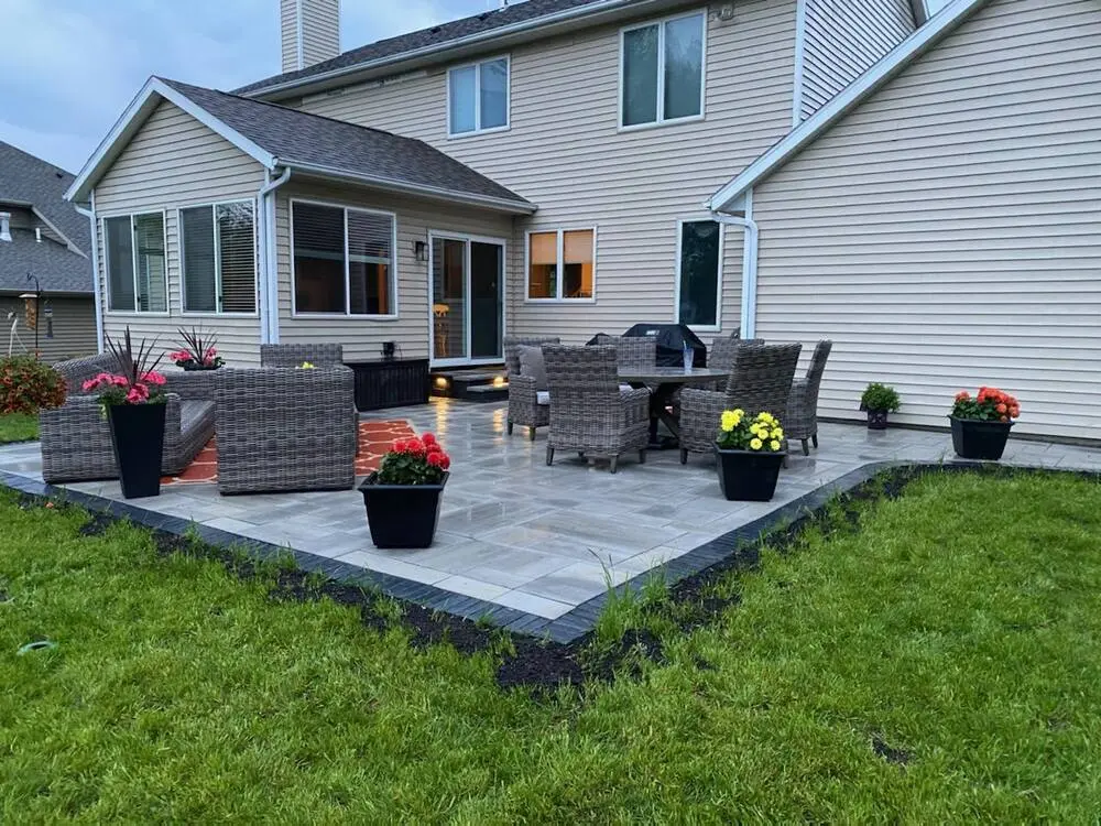 Landscape project by Landforms Design Inc in Cedar Rapids Iowa