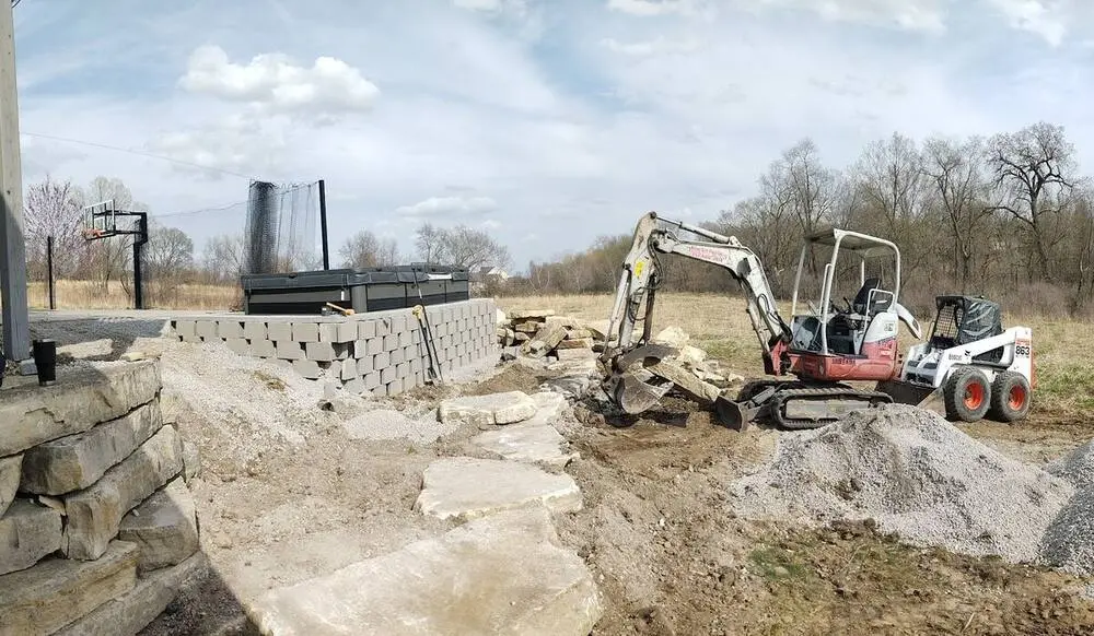 Landscape project by Landforms Design Inc in Cedar Rapids Iowa