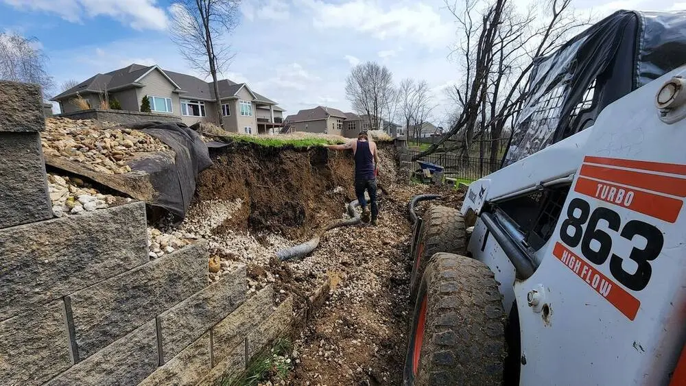 Landscape project by Landforms Design Inc in Cedar Rapids Iowa