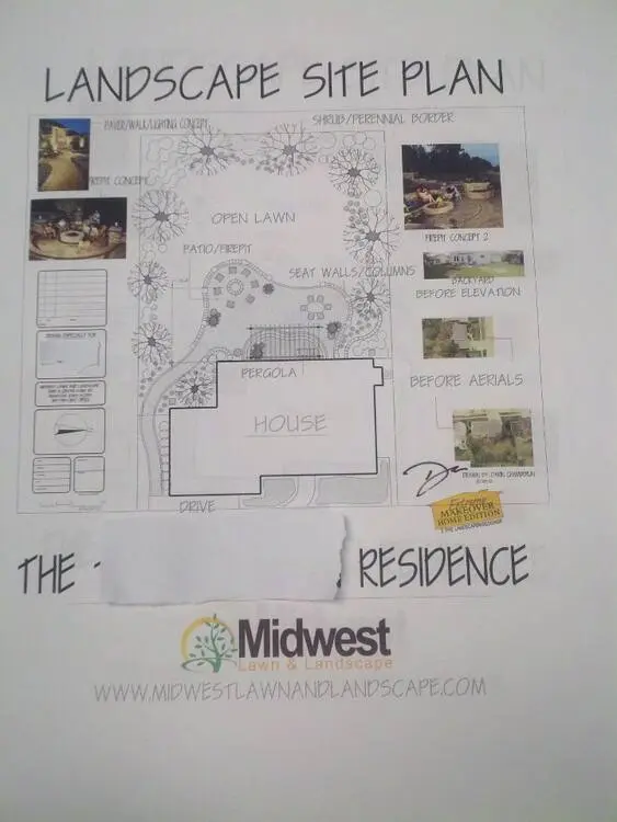 Landscape project by Landforms Design Inc in Cedar Rapids Iowa