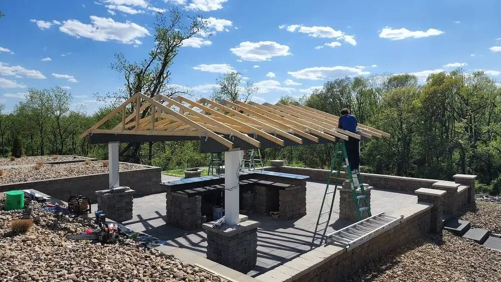 Landscape project by Landforms Design Inc in Cedar Rapids Iowa