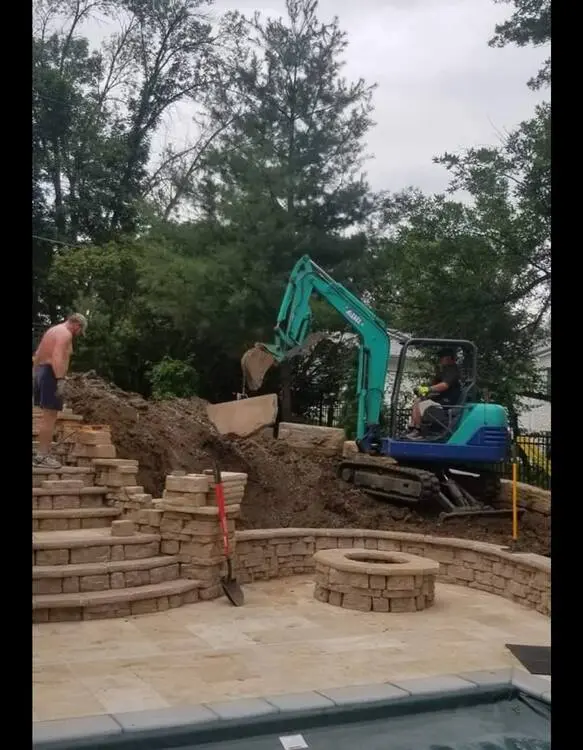 Landscape project by Landforms Design Inc in Cedar Rapids Iowa