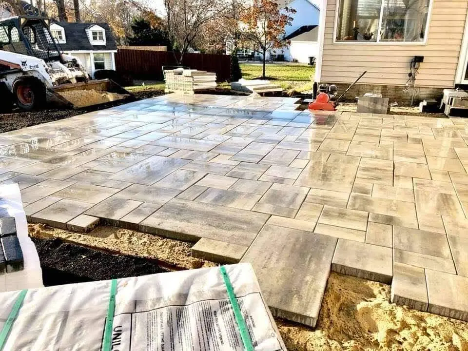 Landscape project by Landforms Design Inc in Cedar Rapids Iowa