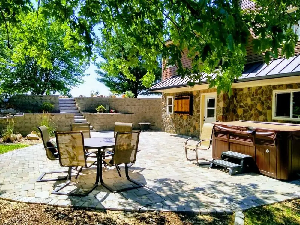 Landscape project by Landforms Design Inc in Cedar Rapids Iowa