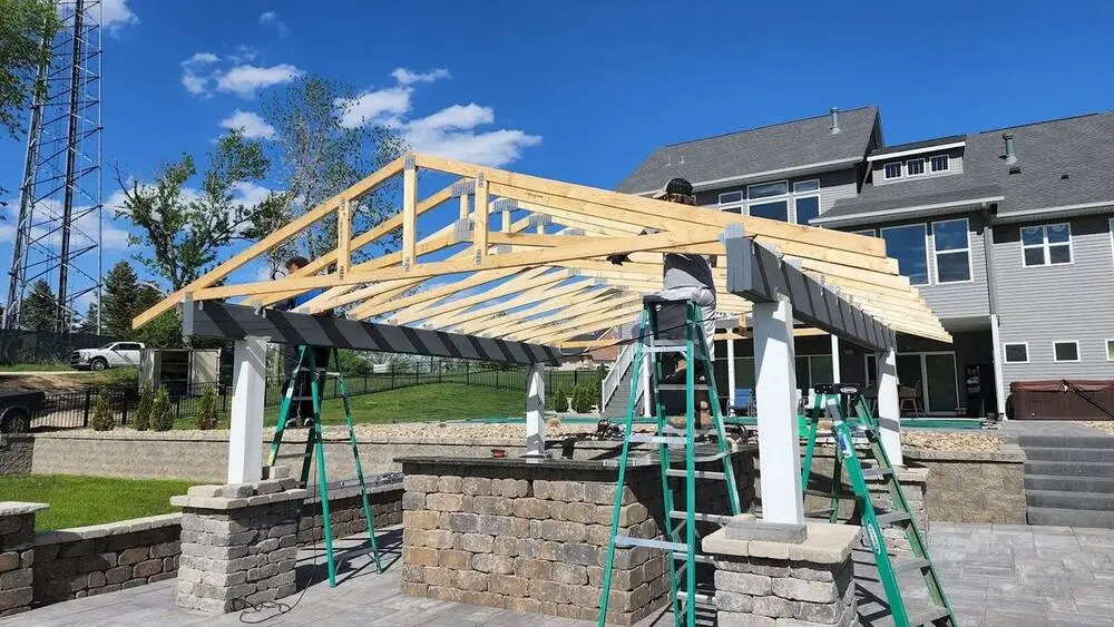 Landscape project by Landforms Design Inc in Cedar Rapids Iowa