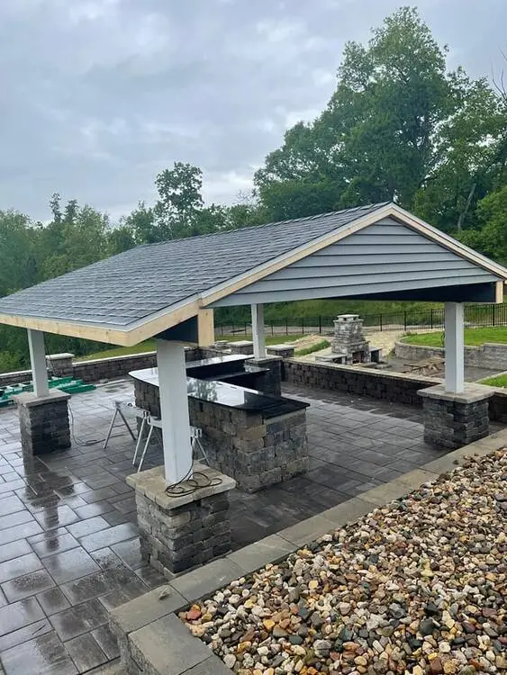 Landscape project by Landforms Design Inc in Cedar Rapids Iowa