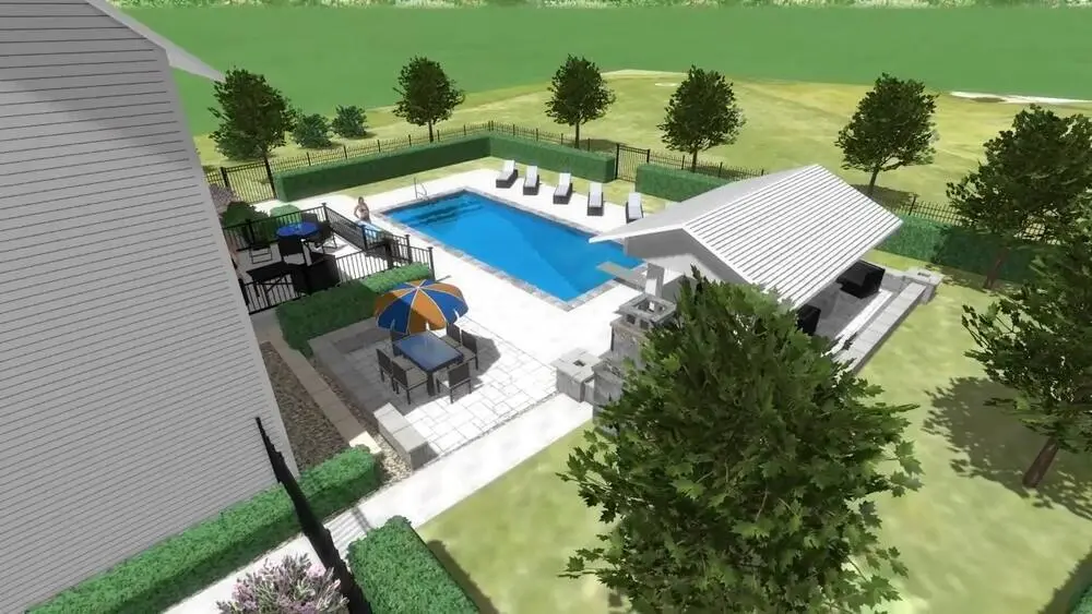 Landscape project by Landforms Design Inc in Cedar Rapids Iowa
