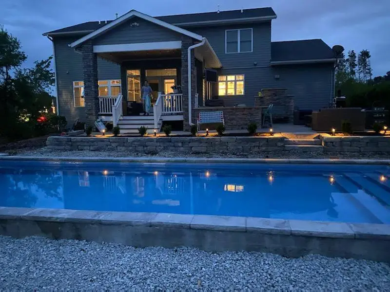 Landscape project by Landforms Design Inc in Cedar Rapids Iowa