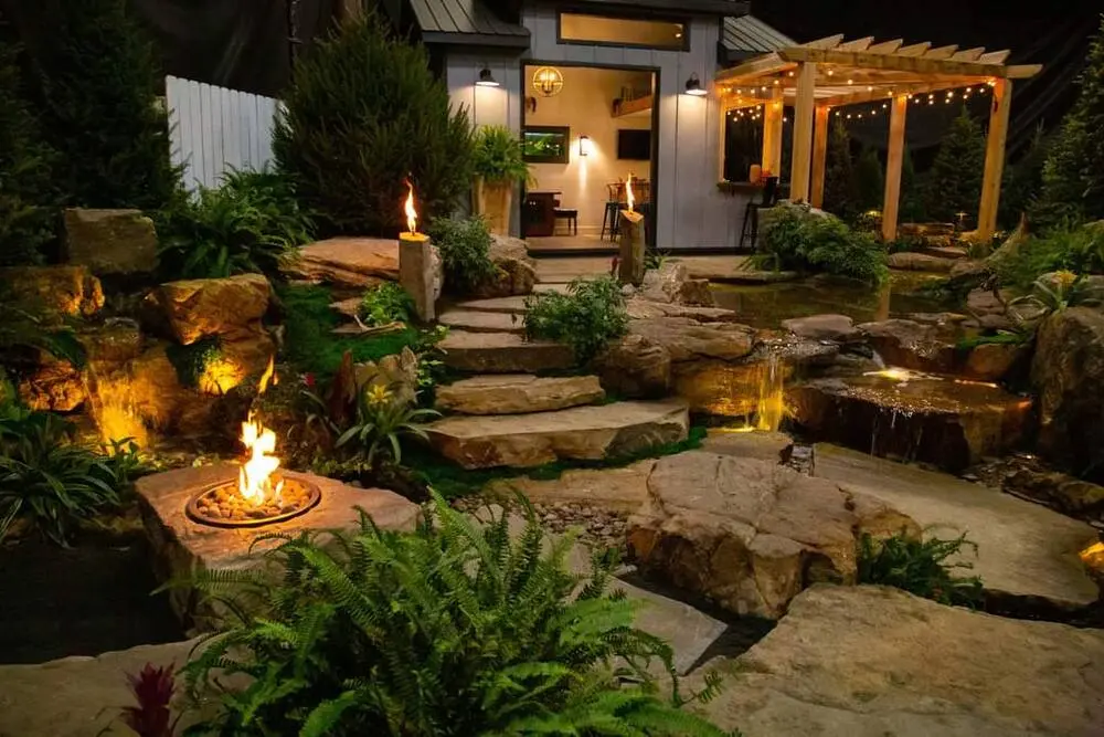 Landscape project by Landforms Design Inc in Cedar Rapids Iowa