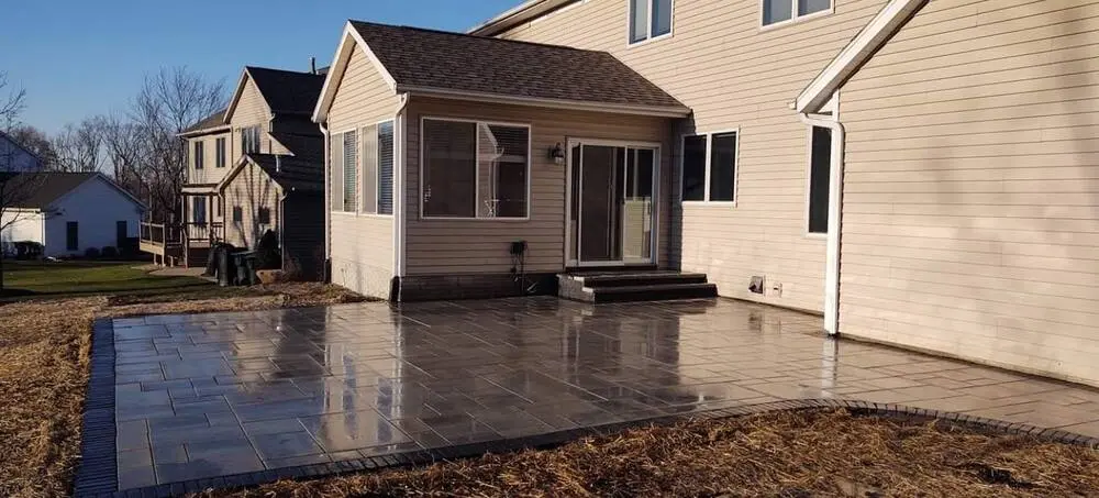 Landscape project by Landforms Design Inc in Cedar Rapids Iowa