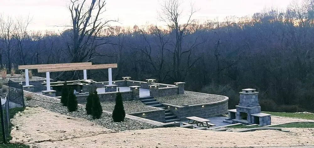 Landscape project by Landforms Design Inc in Cedar Rapids Iowa