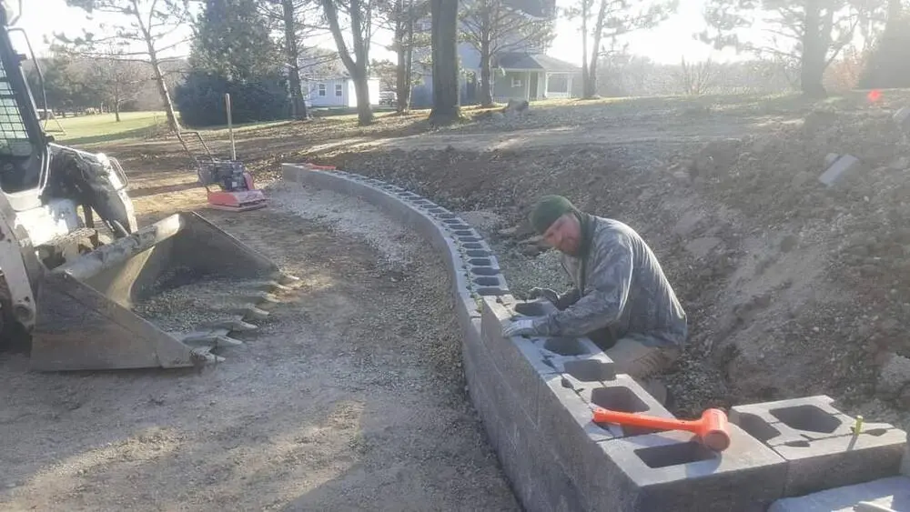 Landscape project by Landforms Design Inc in Cedar Rapids Iowa