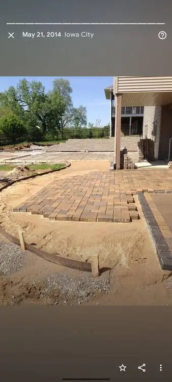 Landscape project by Landforms Design Inc in Cedar Rapids Iowa