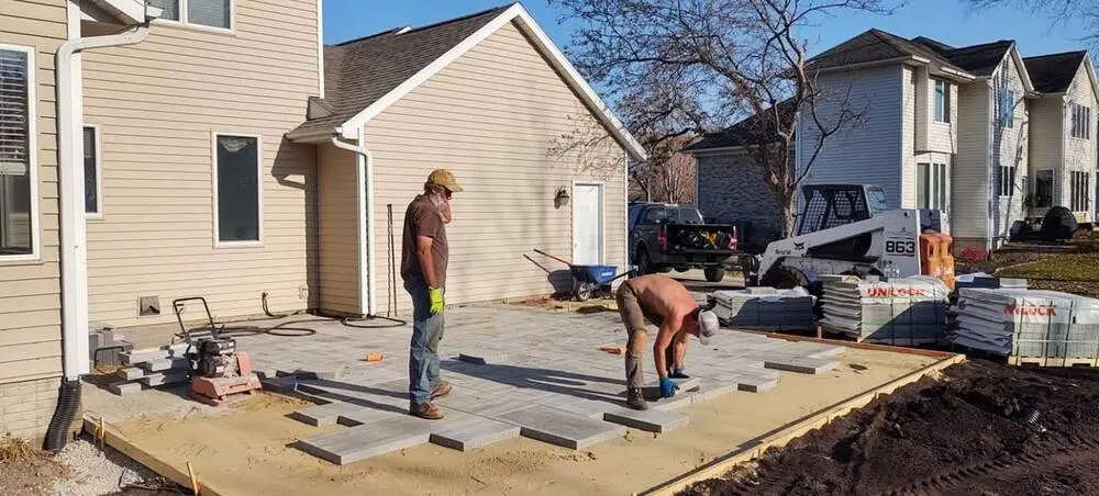 Landscape project by Landforms Design Inc in Cedar Rapids Iowa