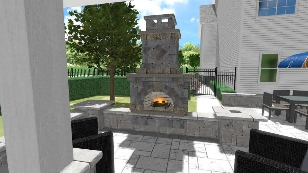 Landscape project by Landforms Design Inc in Cedar Rapids Iowa