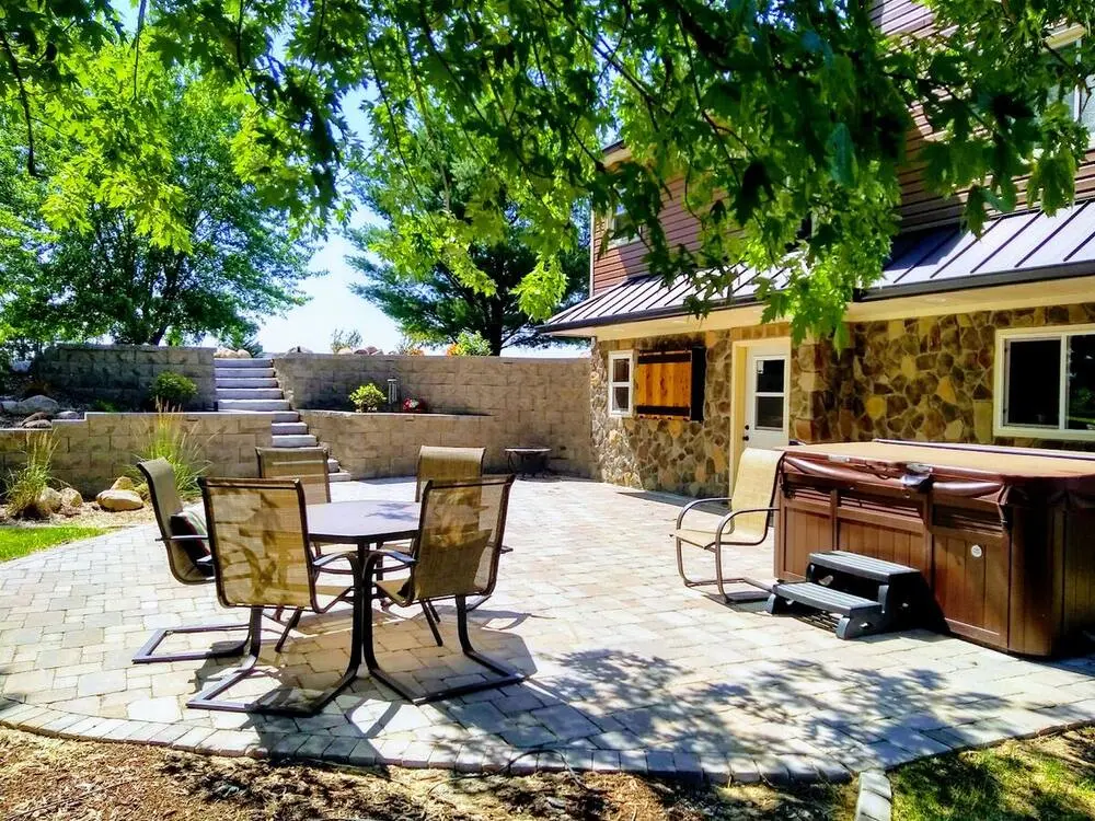 Landscape project by Landforms Design Inc in Cedar Rapids Iowa
