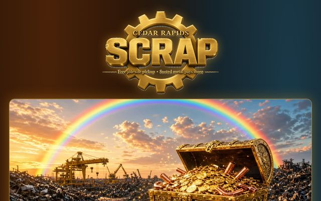 Cedar Rapids Scrap website preview