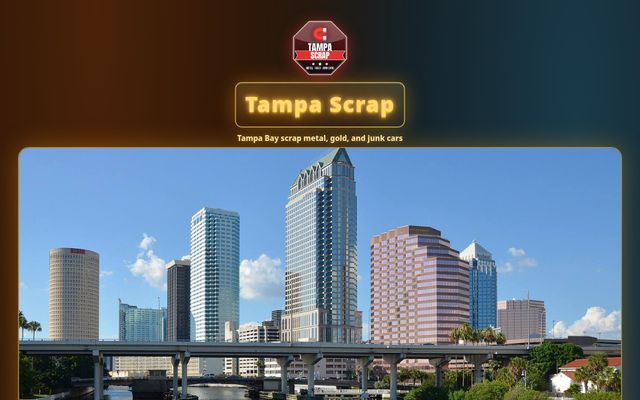 Tampa Scrap website preview