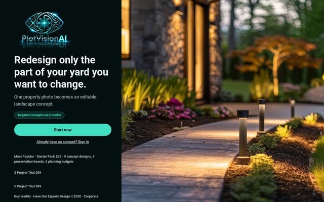 Plot Vision website preview